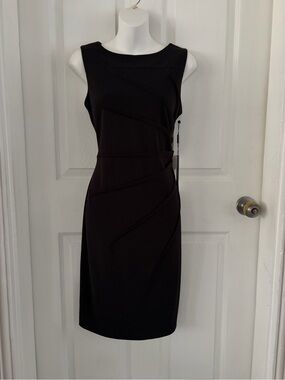 Calvin Klein | Dresses | Calvin Klein Womens Sleeveless Flounce Hem Dress |  Poshmark